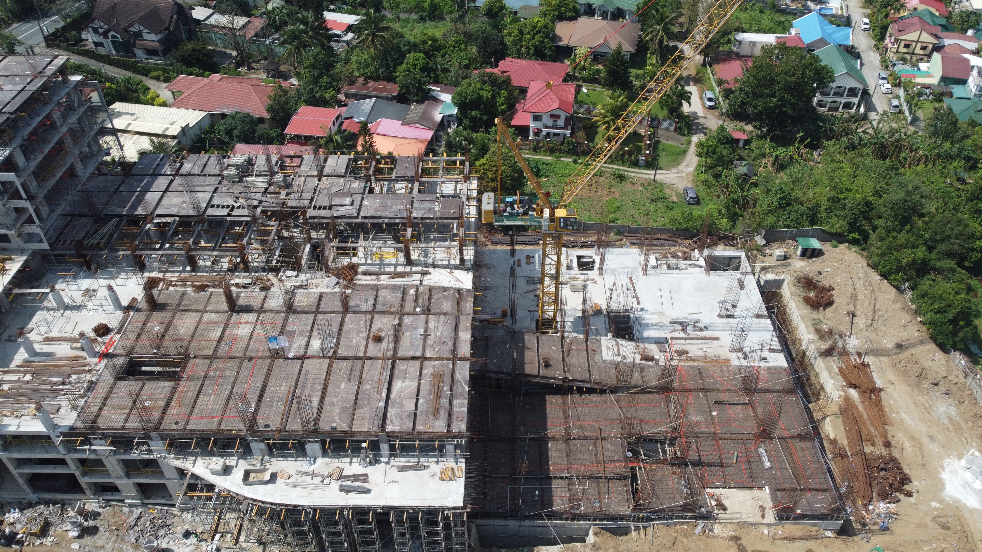 One Tolentino East Residences Site Progress for October 