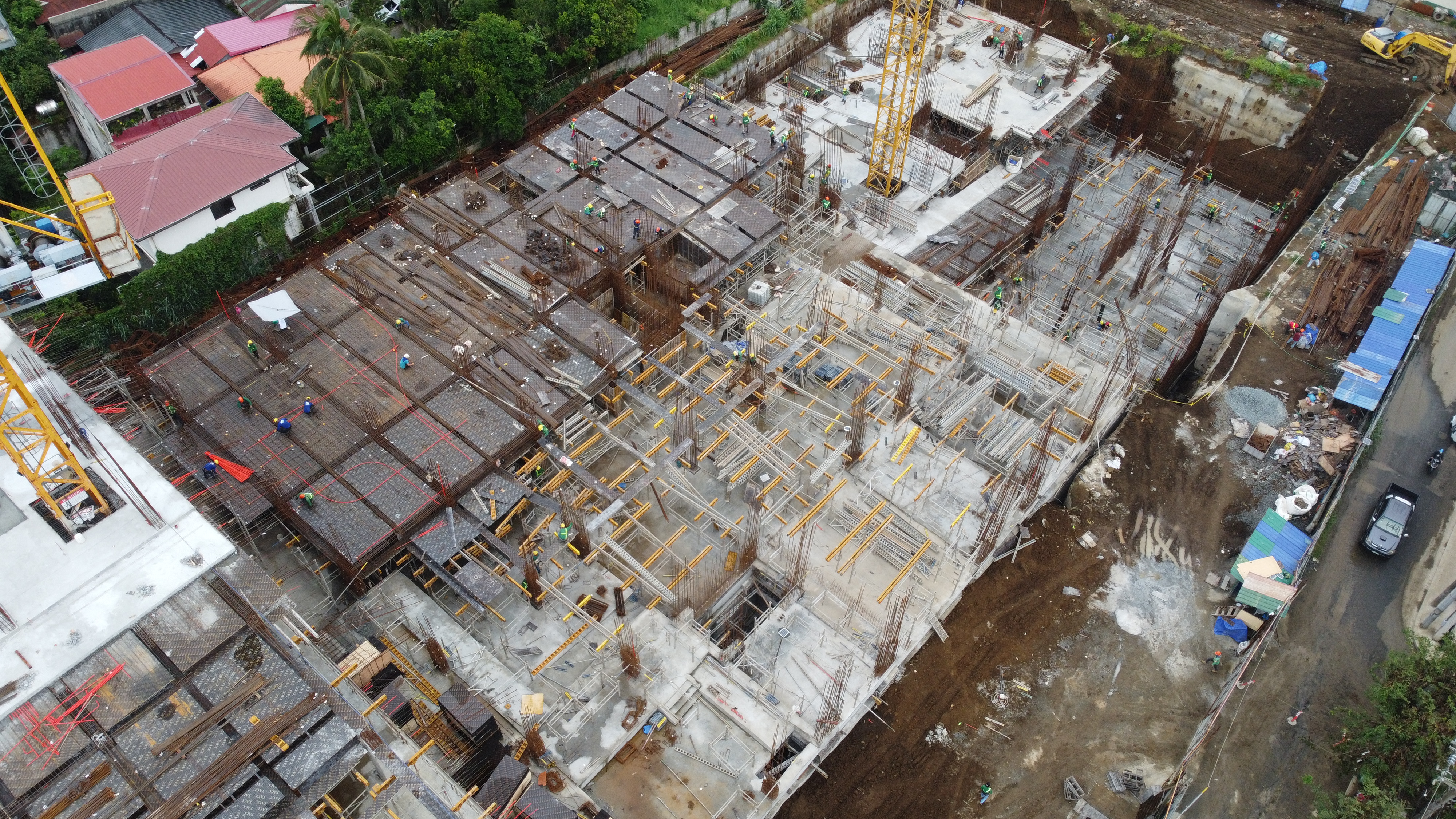 One Tolentino East Residences Site Progress - August 2024 