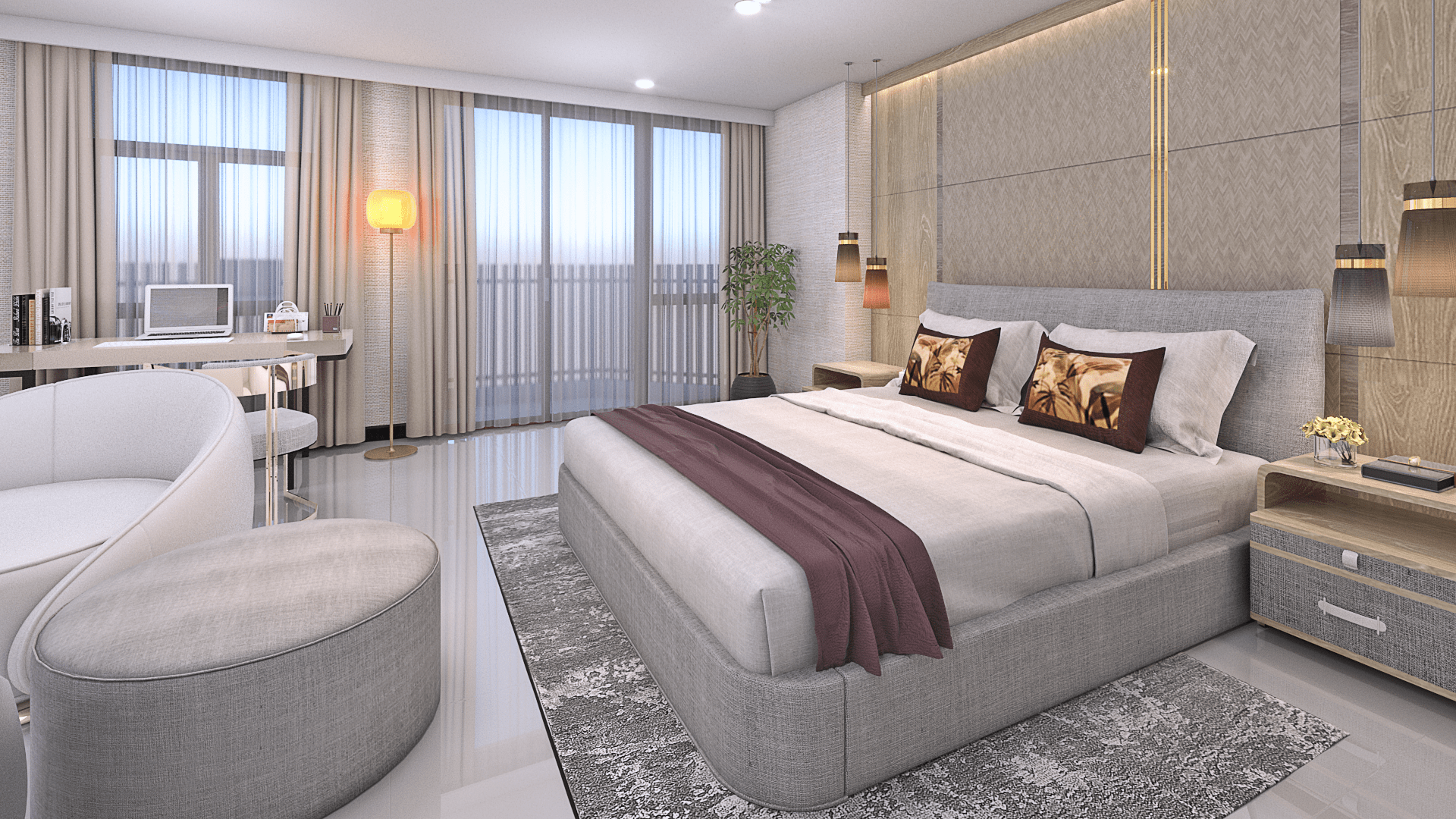 One Tolentino East Residences - Three Bedroom Unit