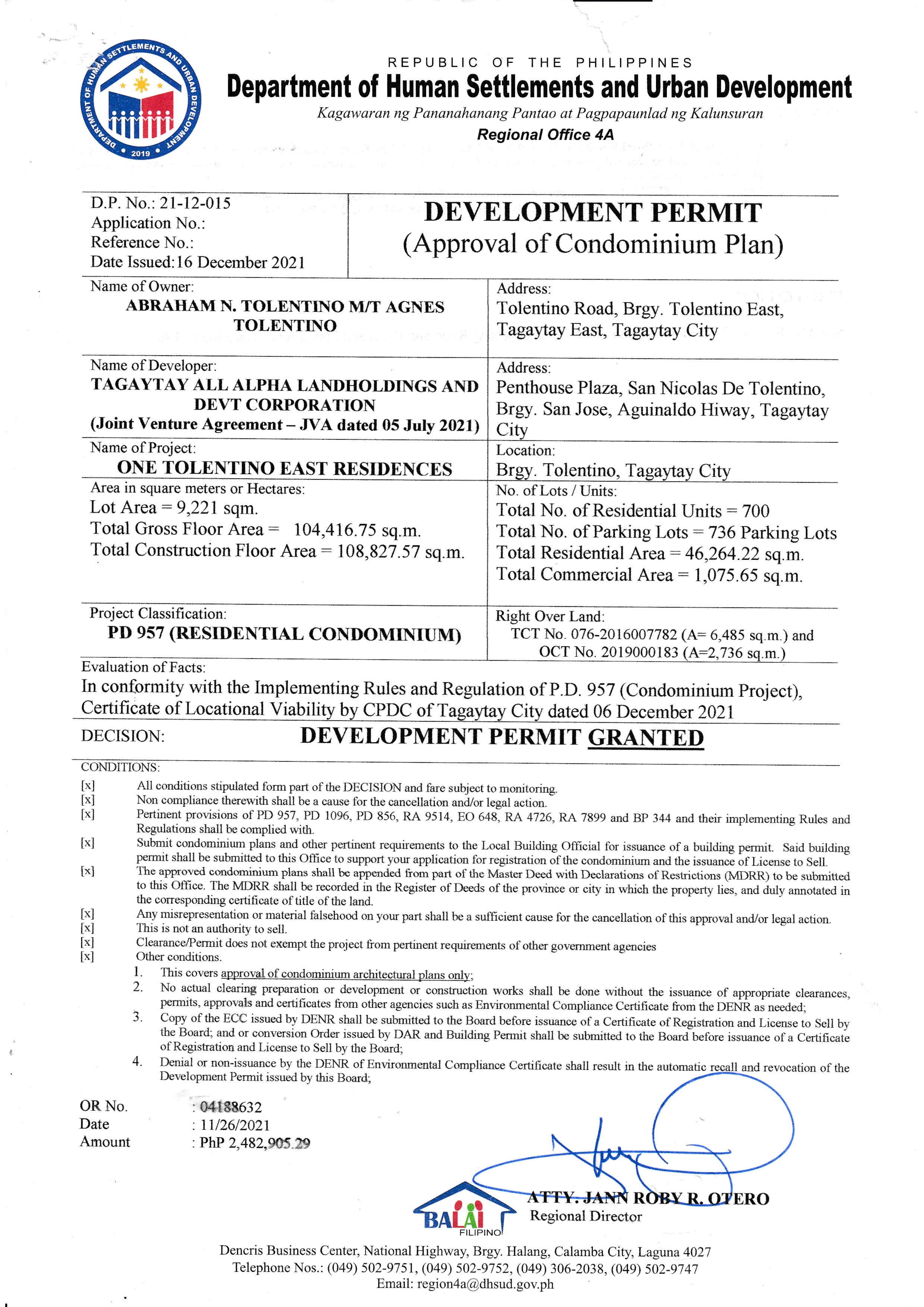 Development Permit